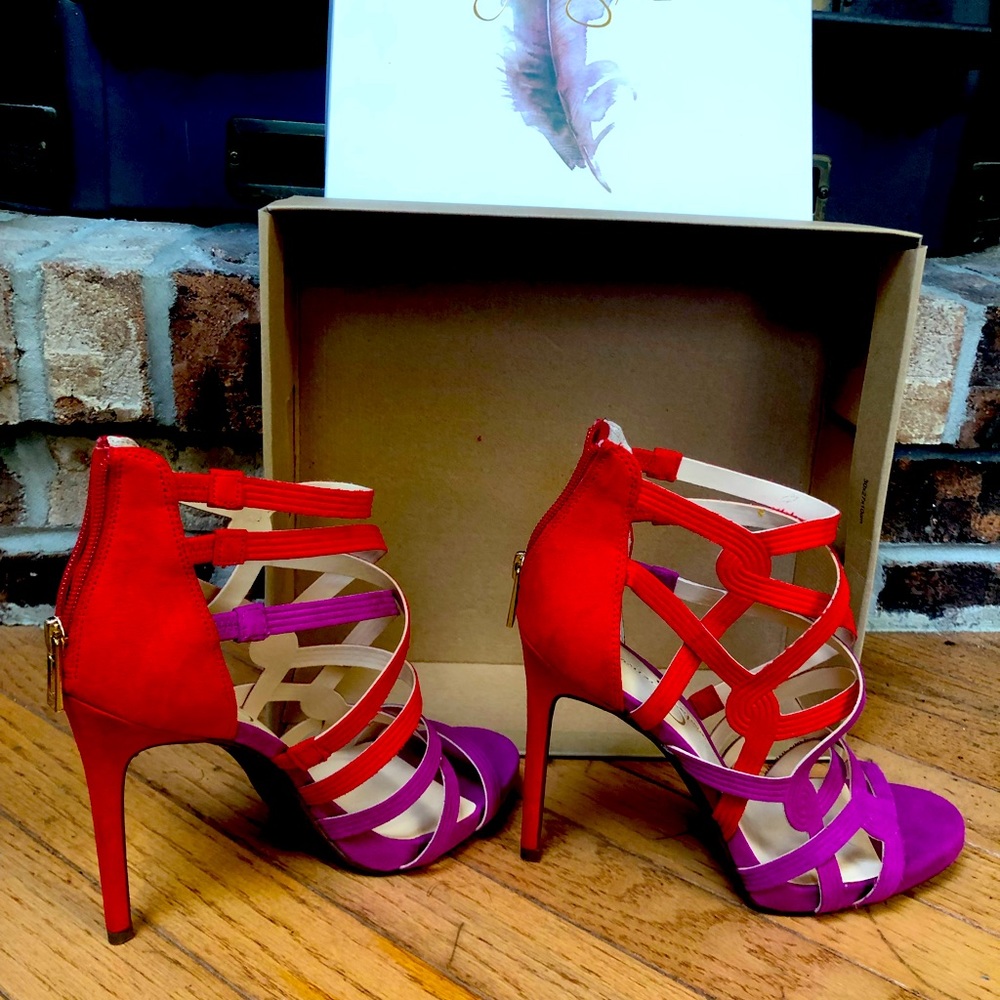 Strappy heels